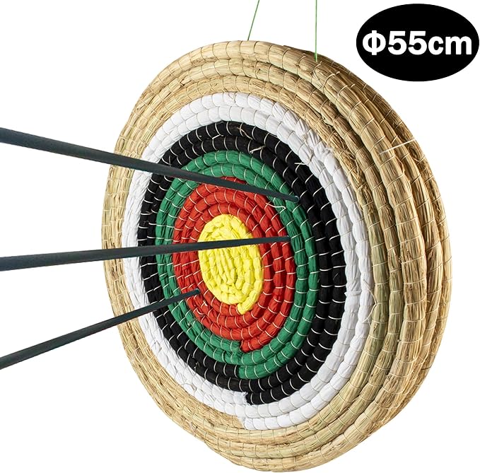 FeelGlad Straw Archery Target, Traditional Handmade Solid Outdoor