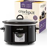Crock-Pot Digital Slow Cooker 3.5 L Programmable Countdown Timer UK Plug Black