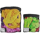 Sanabul Handwrap Laundry Bag Mesh Boxing Glove Hand Wrap Wash Bag with Zipper- Black , Large