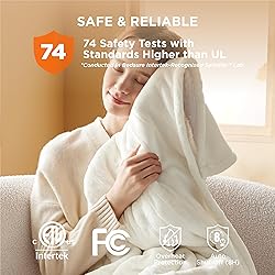 Bedsure Electric Blanket Full Size - Soft Flannel