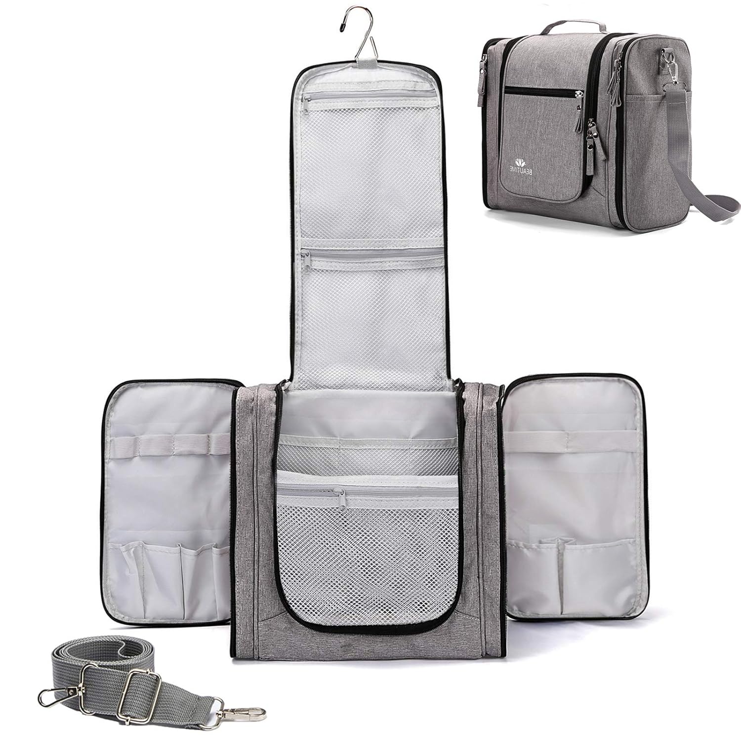 large capacity Hanging Travel Toiletry Bag for Men and