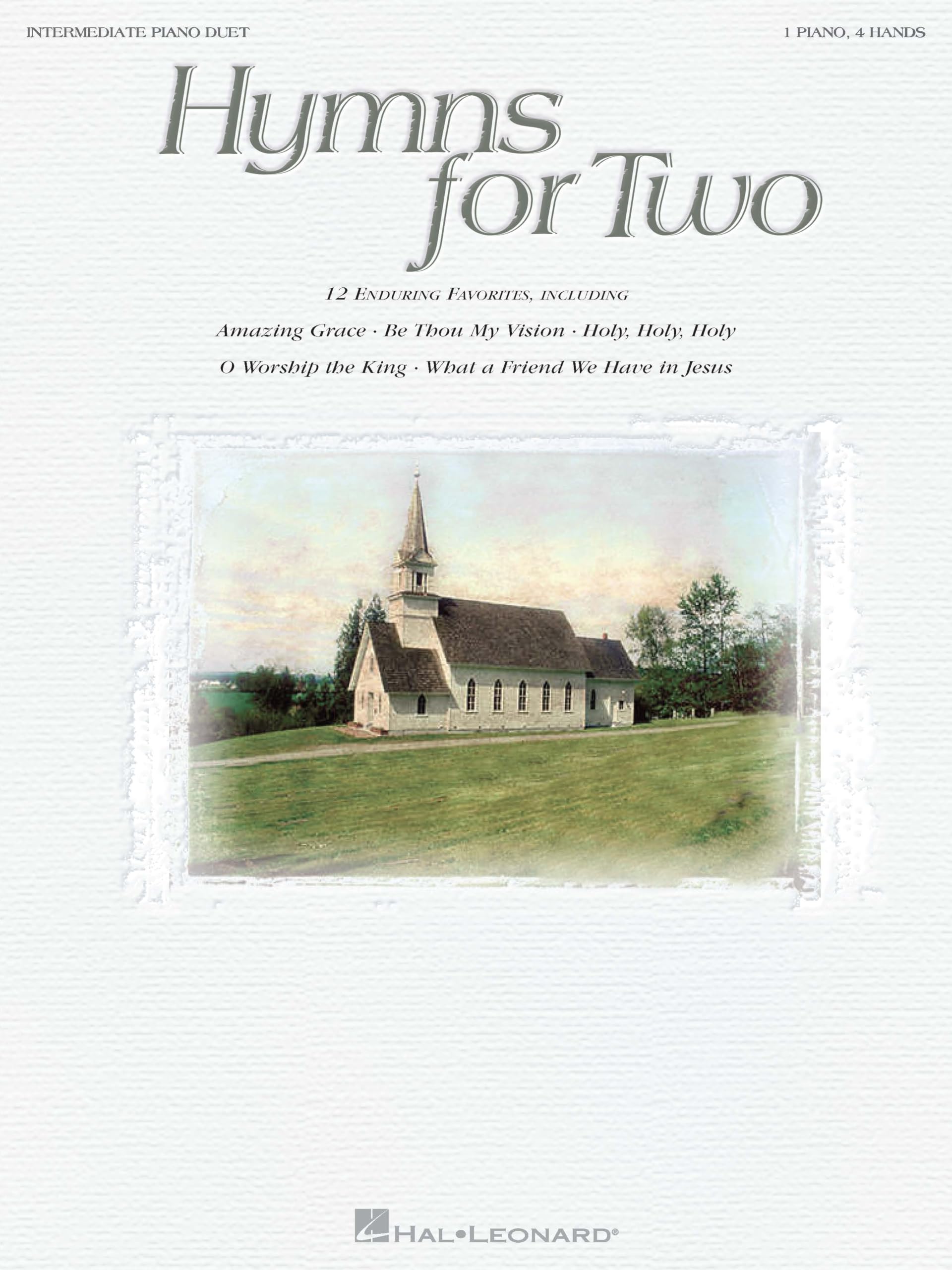 Hymns for Two: Intermediate Piano Duet (1 Piano, 4 Hands)