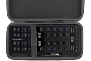 Musiin DJ Controller Hardshell Case, Custom compatible with NI TRAKTOR Z1 MK3, F1 and X1 controllers, provides protection and convenient carrying for safe and easy travel