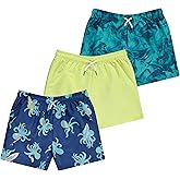 BCOOL 2 or 3-Pack Boys Swim Trunks, Kids Quick Dry Swimming Shorts with Liner - Solid/Printed Swimwear