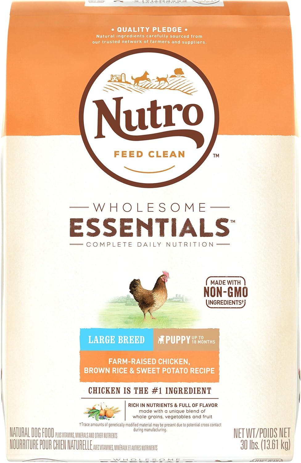 2. Nutro Wholesome Essentials Large Breed Puppy Dry Dog Food