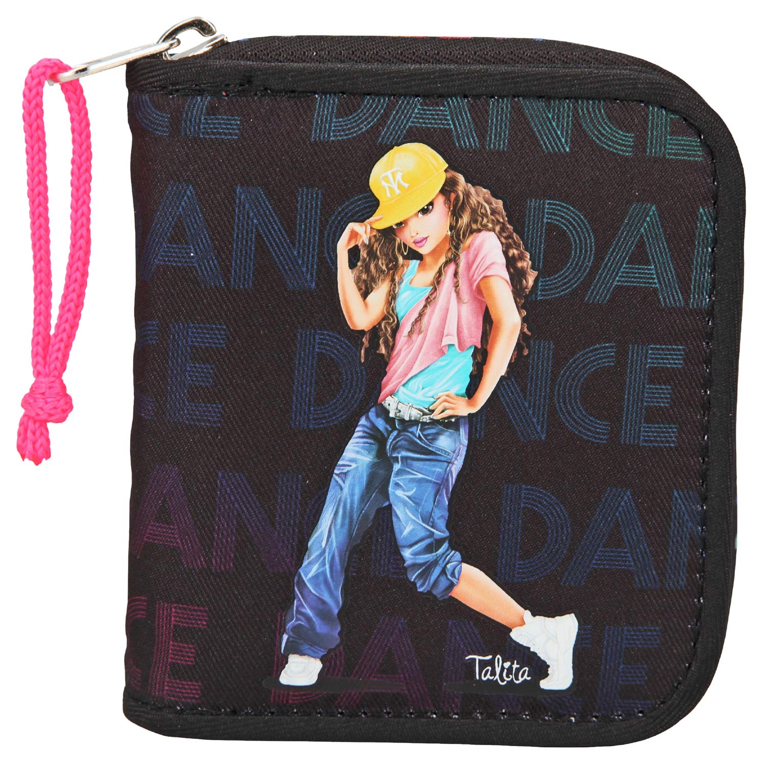 Depesche TOPModel Dance 10998 Wallet, Black, Approx. 10 x 12 x 3 cm
