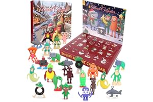 Italian Brainrot Advent Calendar 2025 for Kids & Adults - 24pcs Set Tung Tung Tung Sahur Brain Rot Figures for Boys, Tralaler