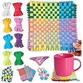 Tuvfilye Weaving Loom Kit Toys, DIY Arts and Crafts for Kids Ages 6-12, Best Birthday Gifts for Girls,288 Holder Loom Knitting Kits and Gifts for Kids and Beginners