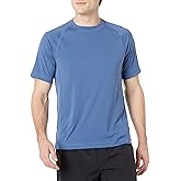 Amazon Essentials Men's Slim-Fit Short-Sleeve Quick-Dry UPF 50 Swim Tee