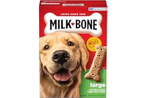 Milk-Bone Original Dog Treats for Large Dogs, 24 Ounce, Crunchy Biscuit Helps Clean Teeth