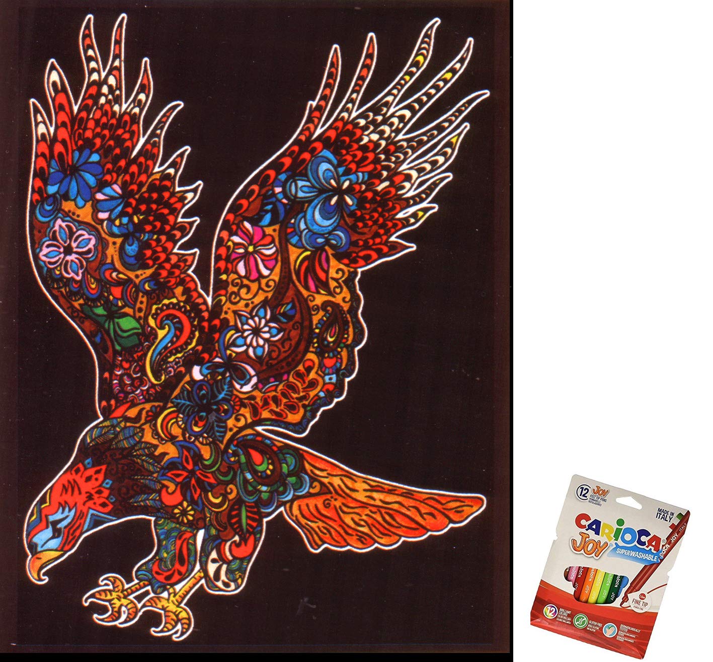 Terciopelo colorvelvet de 47x35 cm para colorear con caja