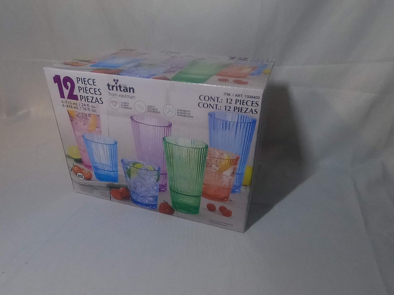 Tritan from Eastman 12-Piece Unbreakable Drinkware Set