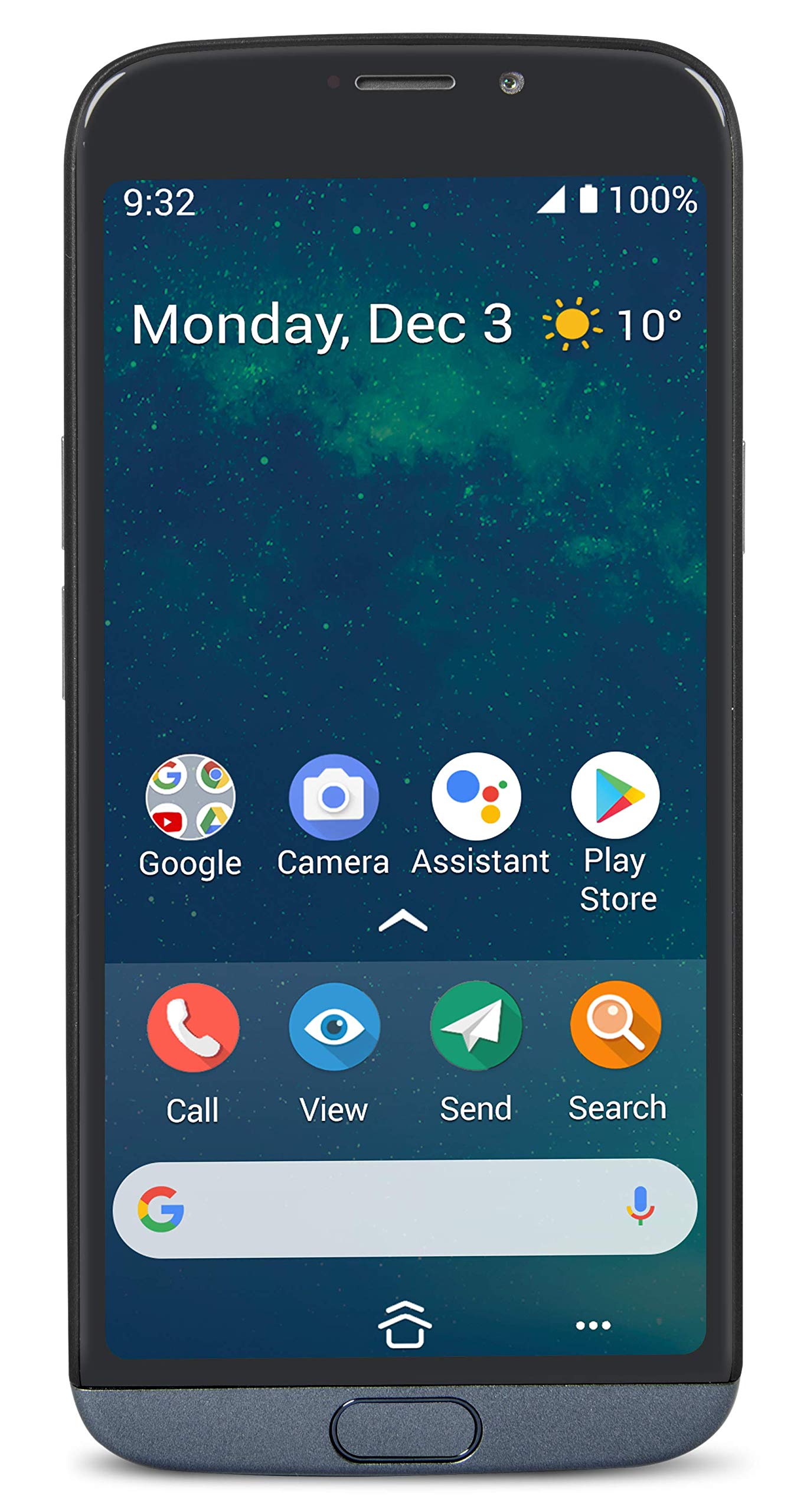 Doro 8050 4G Smartphone with Touch Screen, User Interface Based on Android 9, 13 MP Camera, 5 MP Front Camera, 16 GB Internal Memory, 2 GB RAM, Grey
