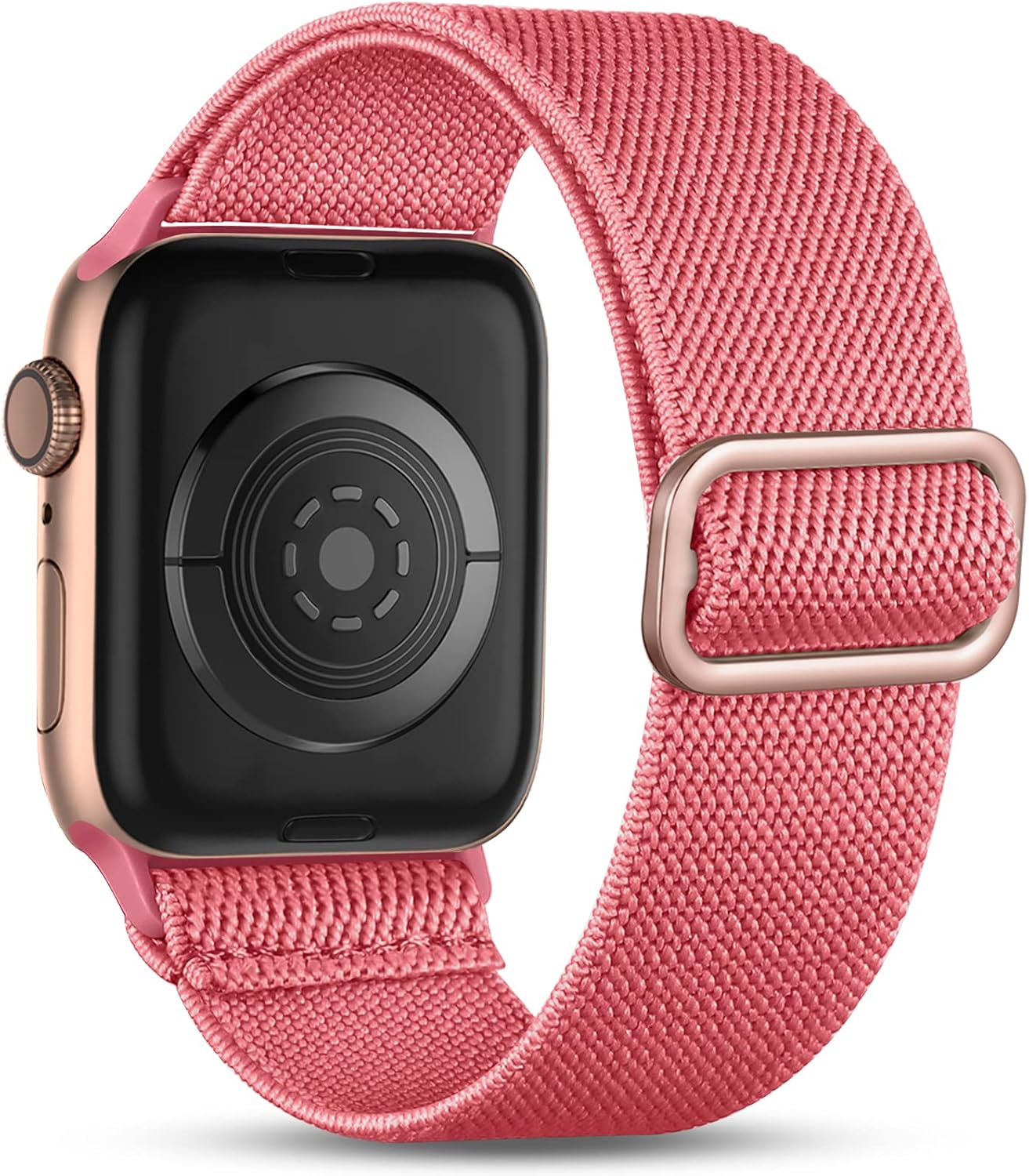Witzon Compatible with Apple Watch Band 44mm 42mm 40mm 38mm for Women Men, Elastic Solo Loop Soft Breathable Braided Nylon Stretchy Bands for iWatch / Apple Watch SE Series 6 5 4 3 2 1