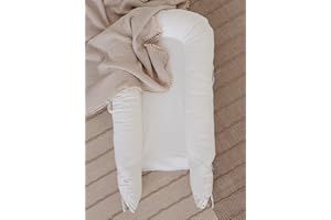 SA ACCESSORIES Lounger Cover by Sofia Amber – Cover ONLY for DockAToT and Sleepyhead Deluxe + Docks - Baby nest Sleep Pod Replacement Extra Cover - White