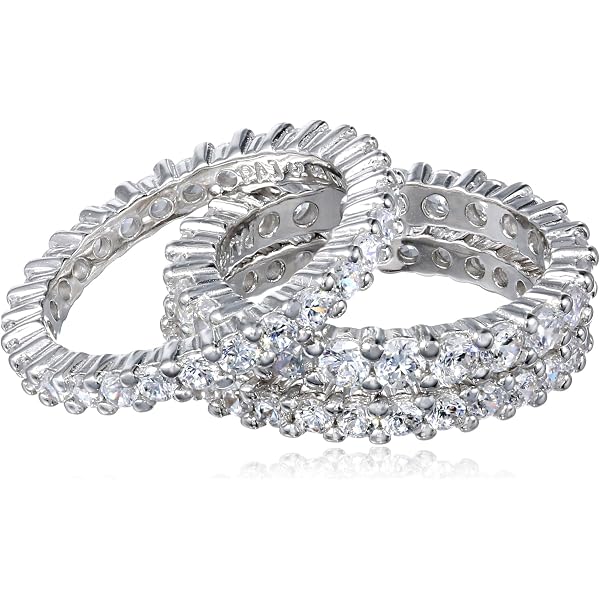 thumbnail image 2 of Adjustable Crystal Love Heart Cocktail Rings Elegant Open 2 of 11