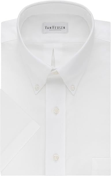van heusen mens dress shirts regular fit oxford solid button down collar
