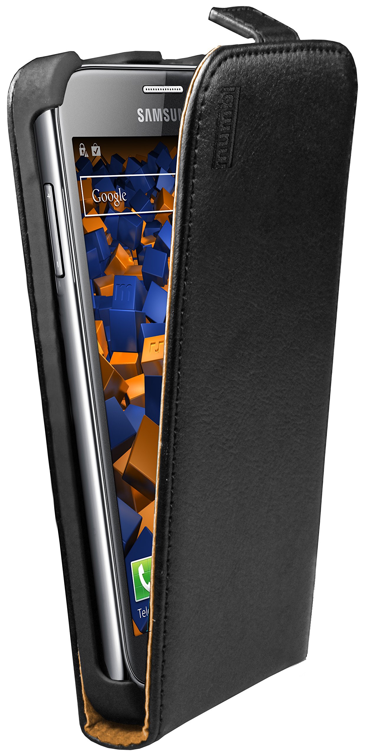 mumbi Premium Flip Case Real Leather for Samsung ATIV S