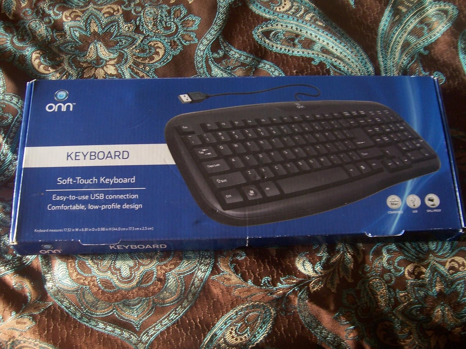 Onn SoftTouch Keyboard Black LK6400 Amazon.co.uk Computers & Accessories