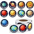 Amazon.com: Zonon 500 Pieces Solar System Stickers Outer Space Planet ...