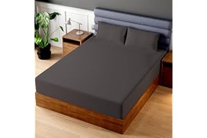 SUPERITY LINEN Superity Luxurious Hotel Quality King Fitted Sheet 100% Cotton Ultra Soft, Skin-Friendly & Hypoallergenic Deep Pocket Fits 16 Mattress Easy Care & Snug Fit (King Size - 78 x 80)