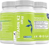 NutriZing Vitamin K2 MK-7 600mcg Natto Based Vegan 90 capsules UK view 3
