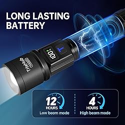 Rechargeable Flashlights 2 Pack, Super Bright High