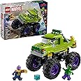 LEGO Marvel The Hulk Truck vs. Thanos - Monster Truck Building Toy for Kids 7+ - Includes Hulk & Thanos Toy Minifigures - Cre