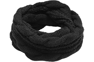 LOIYADN Scarf for Women - Winter Scarf Infinity Scarfs for Women for Cold Weather, Warm Knit Winter Infinity Circle Loop Scarves