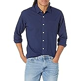 Amazon Essentials Men's Regular-Fit Long-Sleeve Casual Poplin Shirt