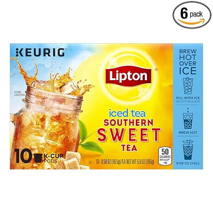 Amazon Com Lipton Iced Tea K Cup Pods For A Cold Beverage