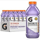 Gatorlyte Rapid Rehydration Electrolyte Drink, Mixed Berry, 20 fl oz Bottles (12 Pack), Specialized Blend of 5 Electrolytes, Lower Sugar, No Artificial Sweeteners, No Artificial Flavors, Gatorade, Hydration