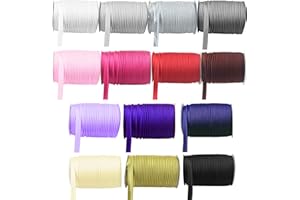KYEZI DESIGN AND CRAFT 1/8 inch 3mm Cord-Edge Piping Satin Trim, Lip Cord Piping by The Yard, Trim for Clothing Pillows, Lamps, Draperies (Purple, 10 Yards)