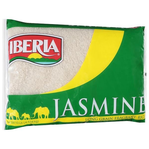 IBERIA JASMINE LONG GRAIN FRAGRANT RICE, 10 POUND