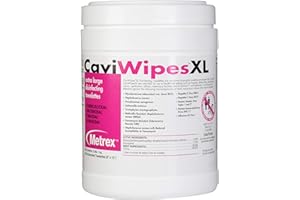 Caviwipes Disinfecting Towelettes, Xl, 65 Count (pack Of 12)