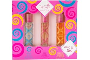 Pink Sugar Coffret 3 PC Women's Perfume Gift Set, Includes 1 Fl Oz Berry Blast, and Creamy Sunshine Eau de Toilette, Travel-F