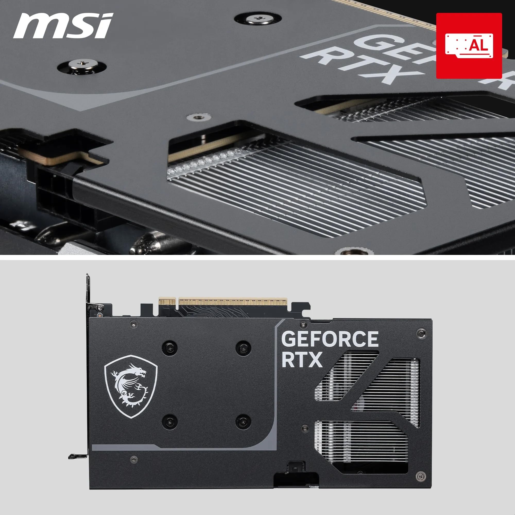 MSI GeForce RTX 5060 Ti 8G Ventus 2X OC Plus - 8GB GDDR7 (28Gbps/128-bit), PCIe 5, Boost: 2602 MHz, HDMI 2.1b, DisplayPort 2.1b, Extra Core-Pipes 5