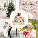 Wickerfield 10 Pcs Natural Bamboo Basket Hampers XXL Display Organizer view 4