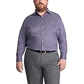Michael Kors Mens Dress Shirt Travel Stretch Big Fit (Big and Tall)