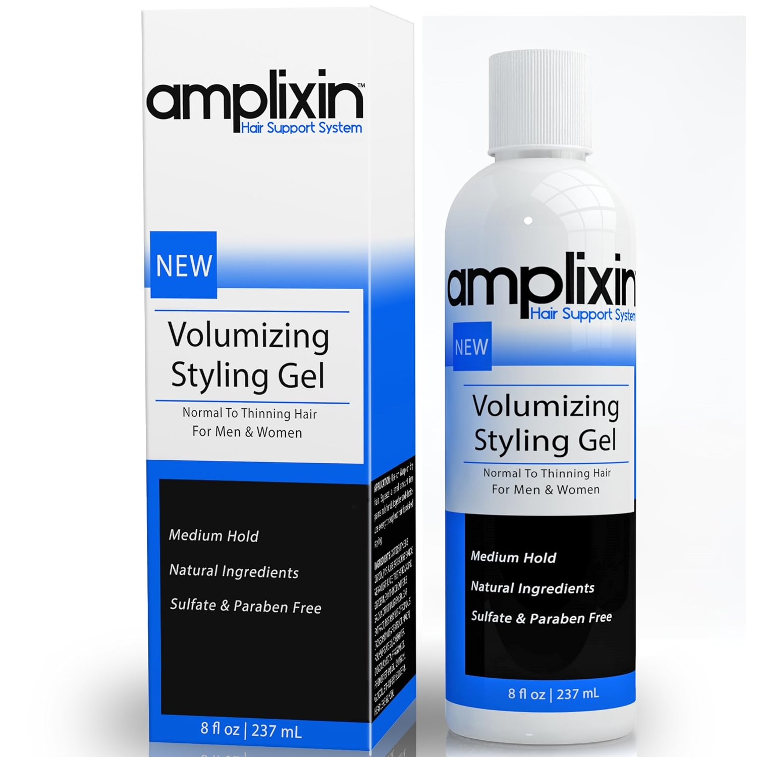 Buy Amplixin Volumizing Styling Hair Gel With Caffeine Organic