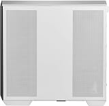 MSI MAG PANO M100L PZ WHITE Micro-ATX PC Case with USB-C 20Gbps GPU Stand view 5