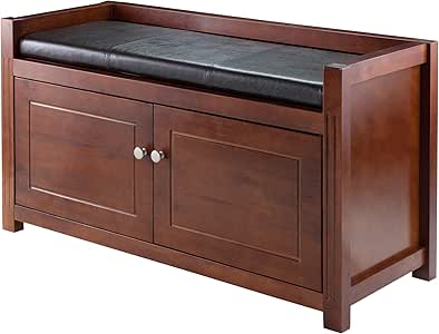 Banco de Almacenamiento con Asiento de cojín, 2 Unidades: Amazon.es