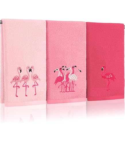 Amazon.com: MERCHR Pink Bathroom Rugs Cute Flamingo Modern Art