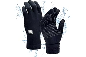 DRYMILE Alpine Waterproof Gloves - High Dexterity Touchscreen Winter Fleece Insulated Gloves for Men & Women - Working, Hiking, Skiing, Biking, Riding, Fishing.