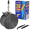 Goodyear 2 Pack 48mm Presta Valve Bicycle Tube - Bike Tube with Butyl Rubber - Dependable Mountain Bike Tubes for Premium Cycling