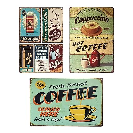 Uniquelover Coffee Signs Kitchen Decor Cappuccino Premium Have