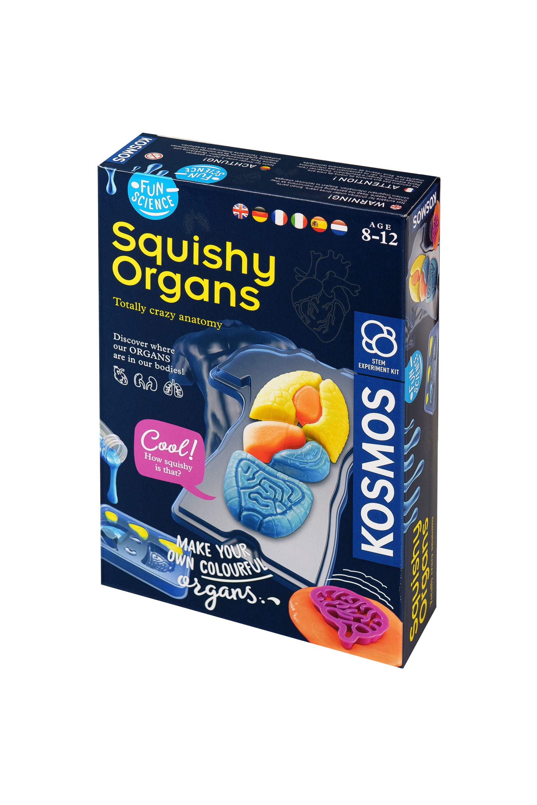 Thames & Kosmos | 7616816 | Squishy Organs | Make-Your-Own Squishy Human Body | Fun Science | Stem Experiment Kit | Multi-Lingual | Ages 8+