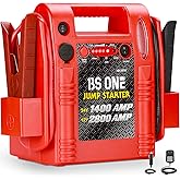 24V / 12V Jump Starter, Heavy Duty 1200/2400 Peak Amp Sealed Lead Acid Battery Jump Starter for Car Truck Tractor Excavator, 