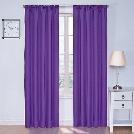 Amazon Com Eclipse Blackout Curtains For Bedroom Kendall