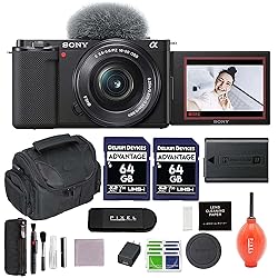 Sony Alpha ZV-E10 Interchangeable Lens Vlog Camera